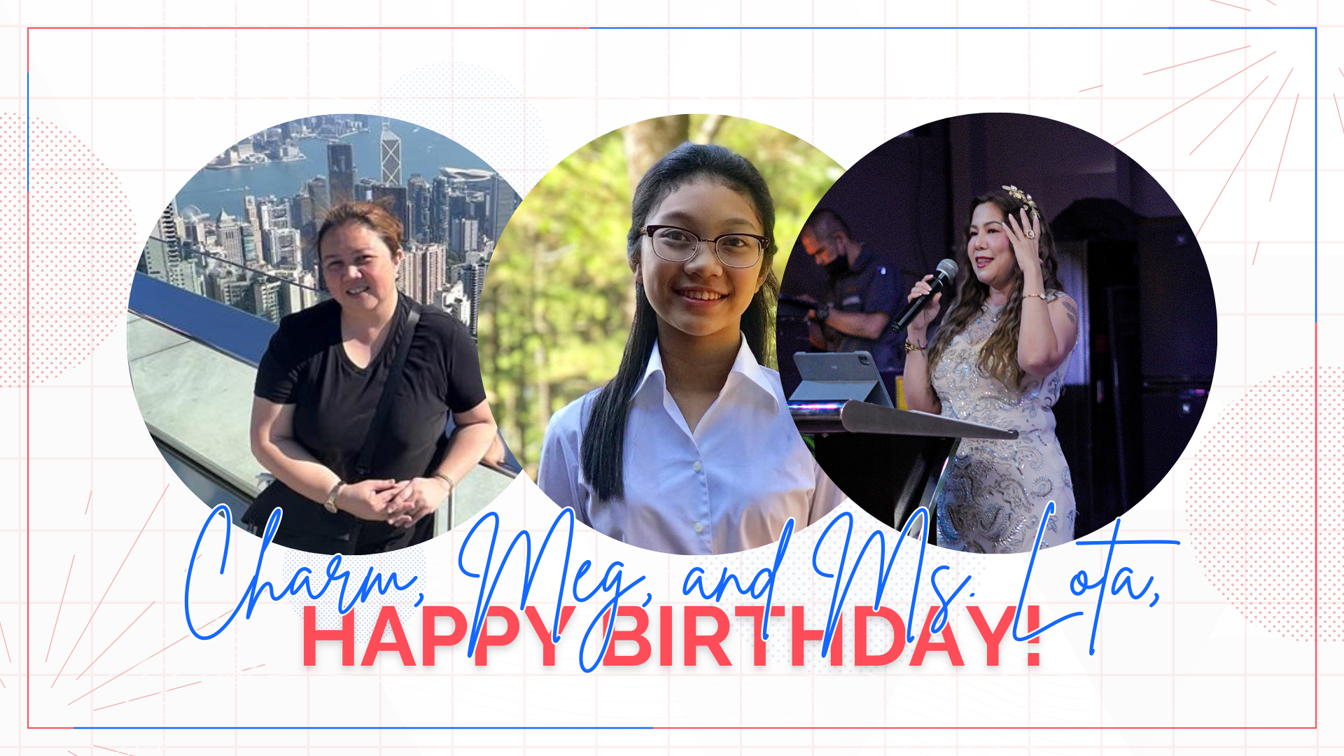 Charm + Meg + Ms. Lota's Birthday | YVP Events