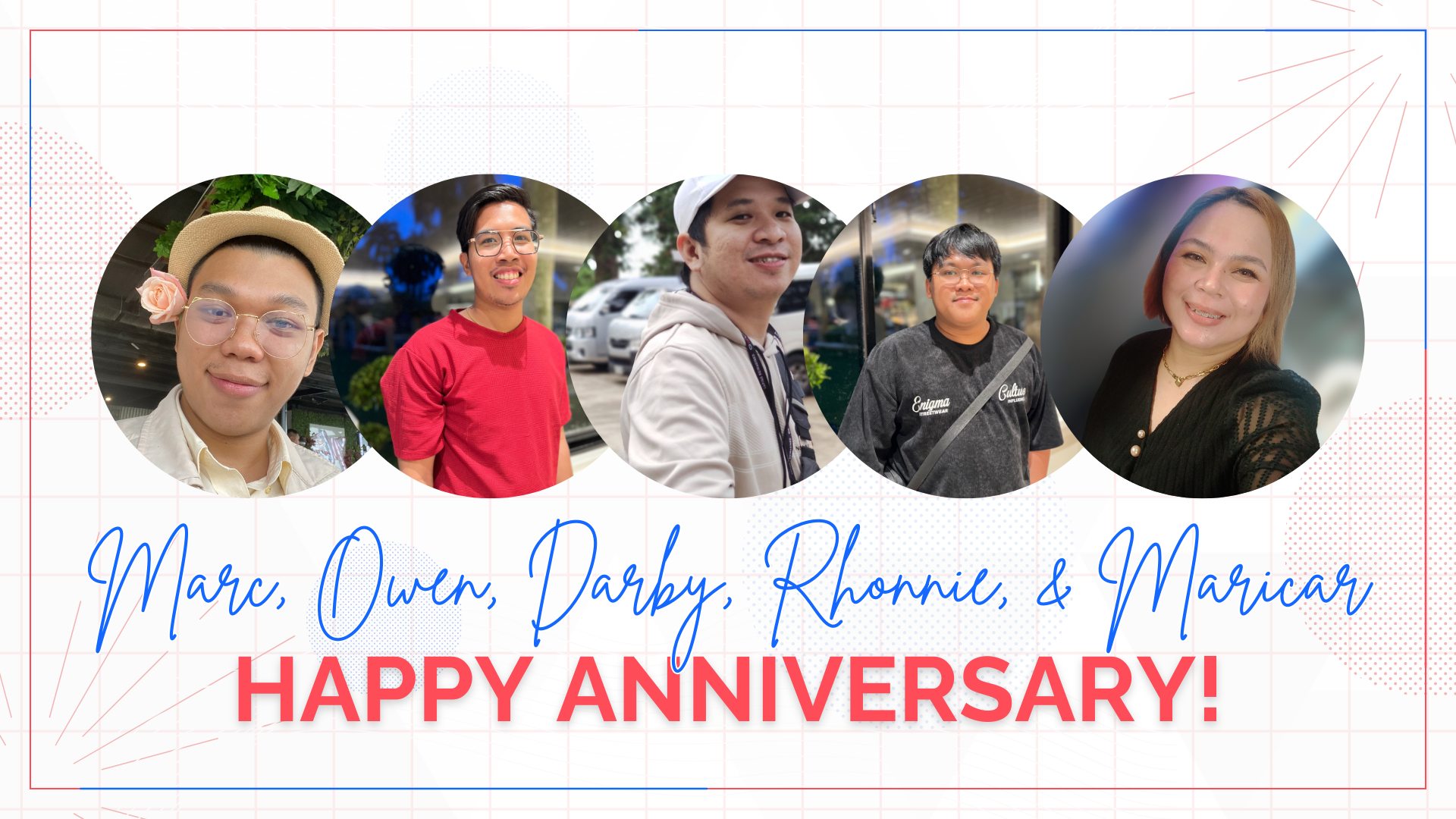 Marc, Owen, Darby, Rhonnie, and Maricar's Anniversary